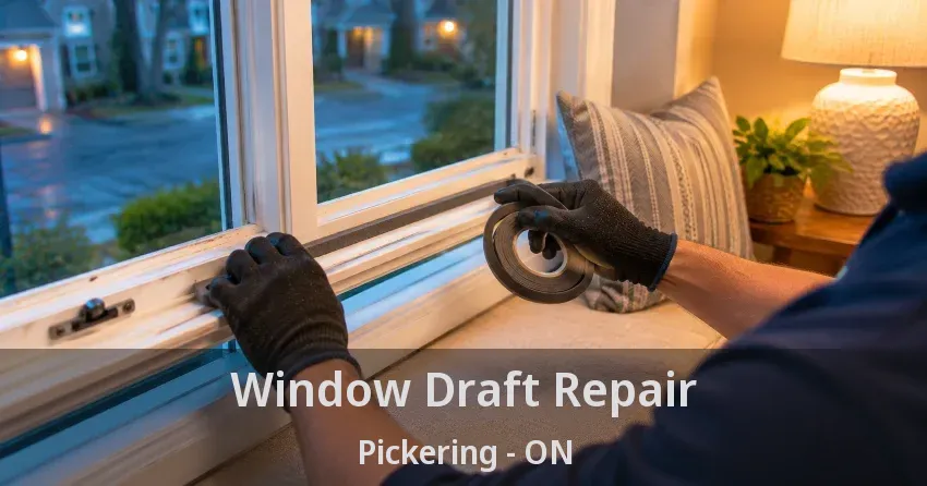 Window Draft Repair Pickering - ON