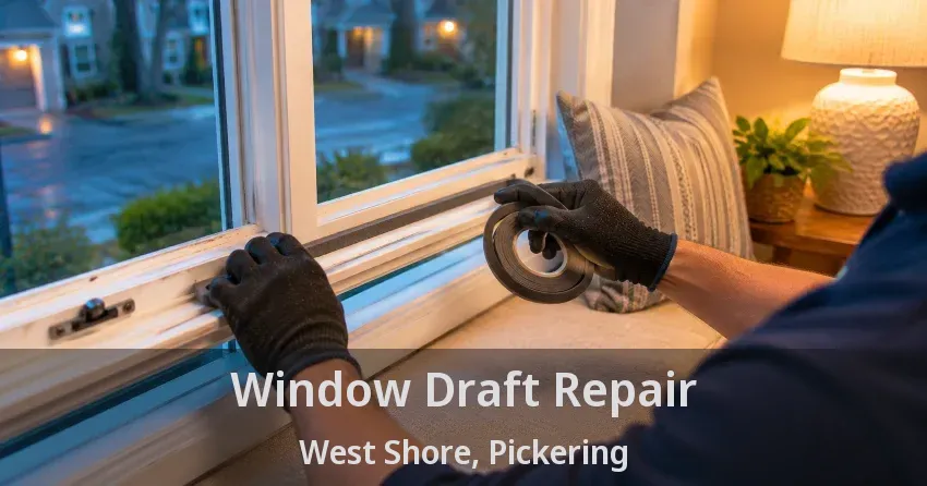 Window Draft Repair West Shore, Pickering - ON