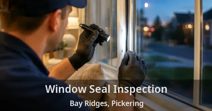 Window Seal Inspection Bay Ridges, Pickering - ON