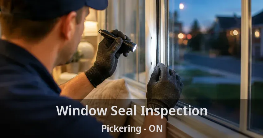 Window Seal Inspection Pickering - ON