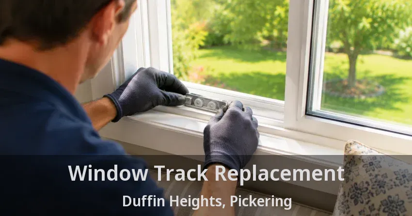 Window Track Replacement Duffin Heights, Pickering - ON