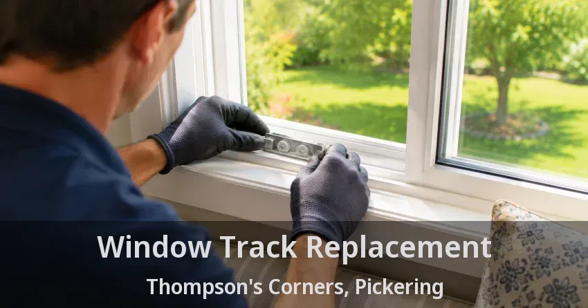 Window Track Replacement Thompson's Corners, Pickering - ON