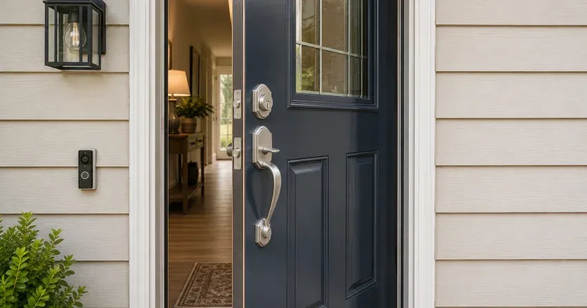 energy-efficient exterior door upgrade installation in Wilson Meadows, Pickering