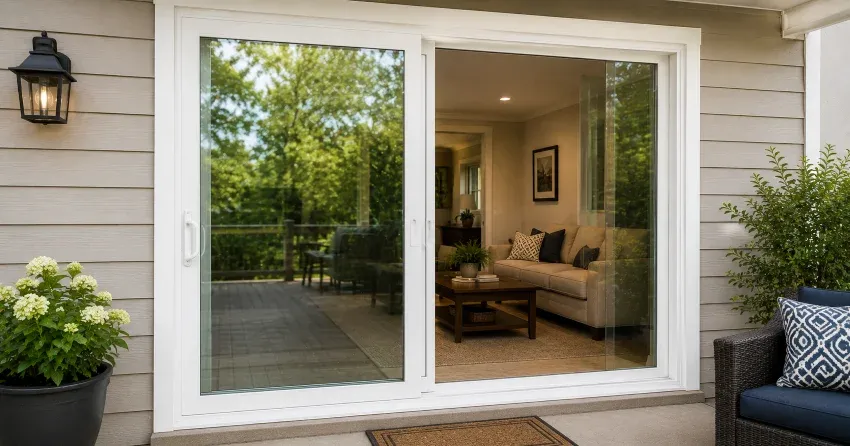 new patio door replacement installed in Pickering home